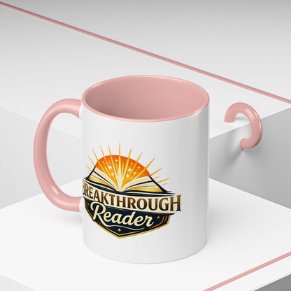 Breakthrough Reader Accent Coffee Mug — Inspirational Book Lover Gift (11/15oz)