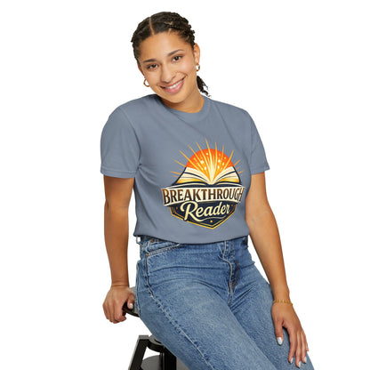 "Breakthrough Reader" T-Shirt — Inspirational Book Lover Tee