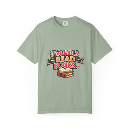 "Hot Girls Read Books" T-Shirt — Funny Book Lover Tee