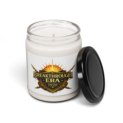 Breakthrough Era 2026 Soy Candle — Inspirational Scented Jar (9oz)