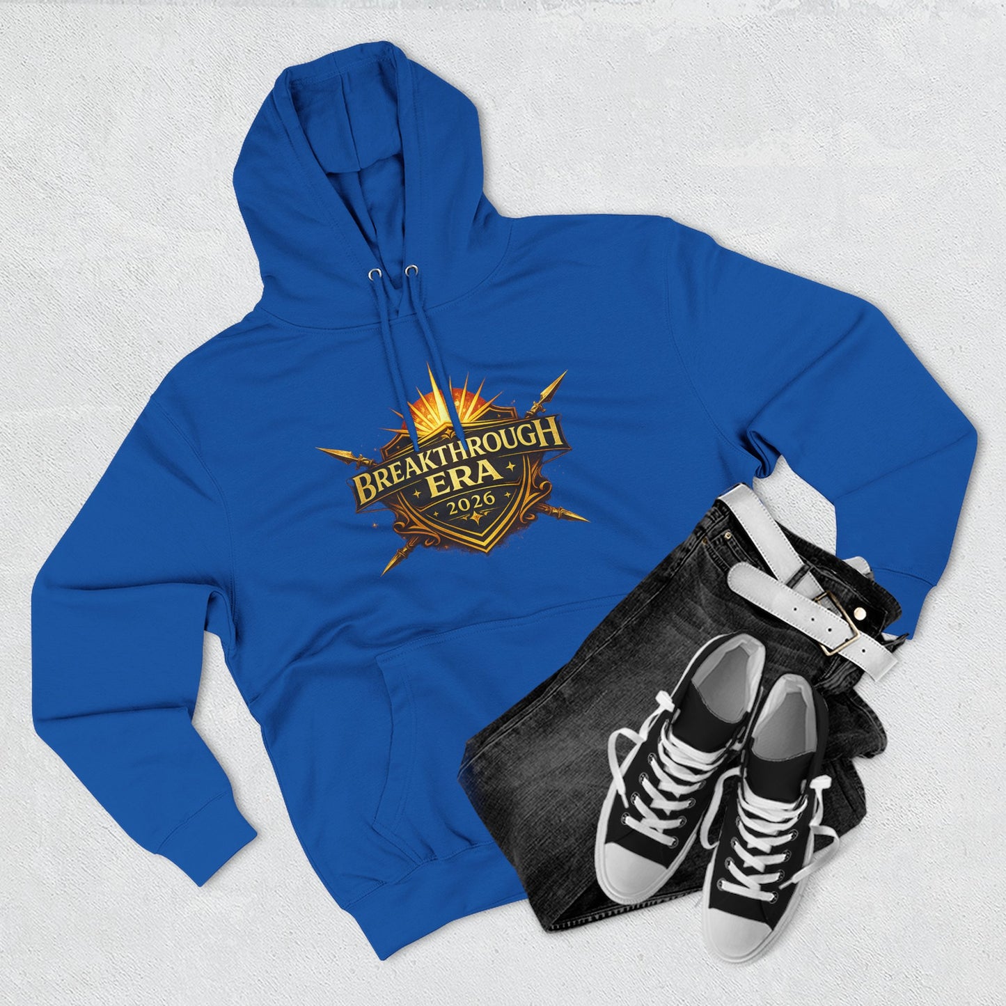 Breakthrough Era 2026 Hoodie — Inspirational Graphic Pullover