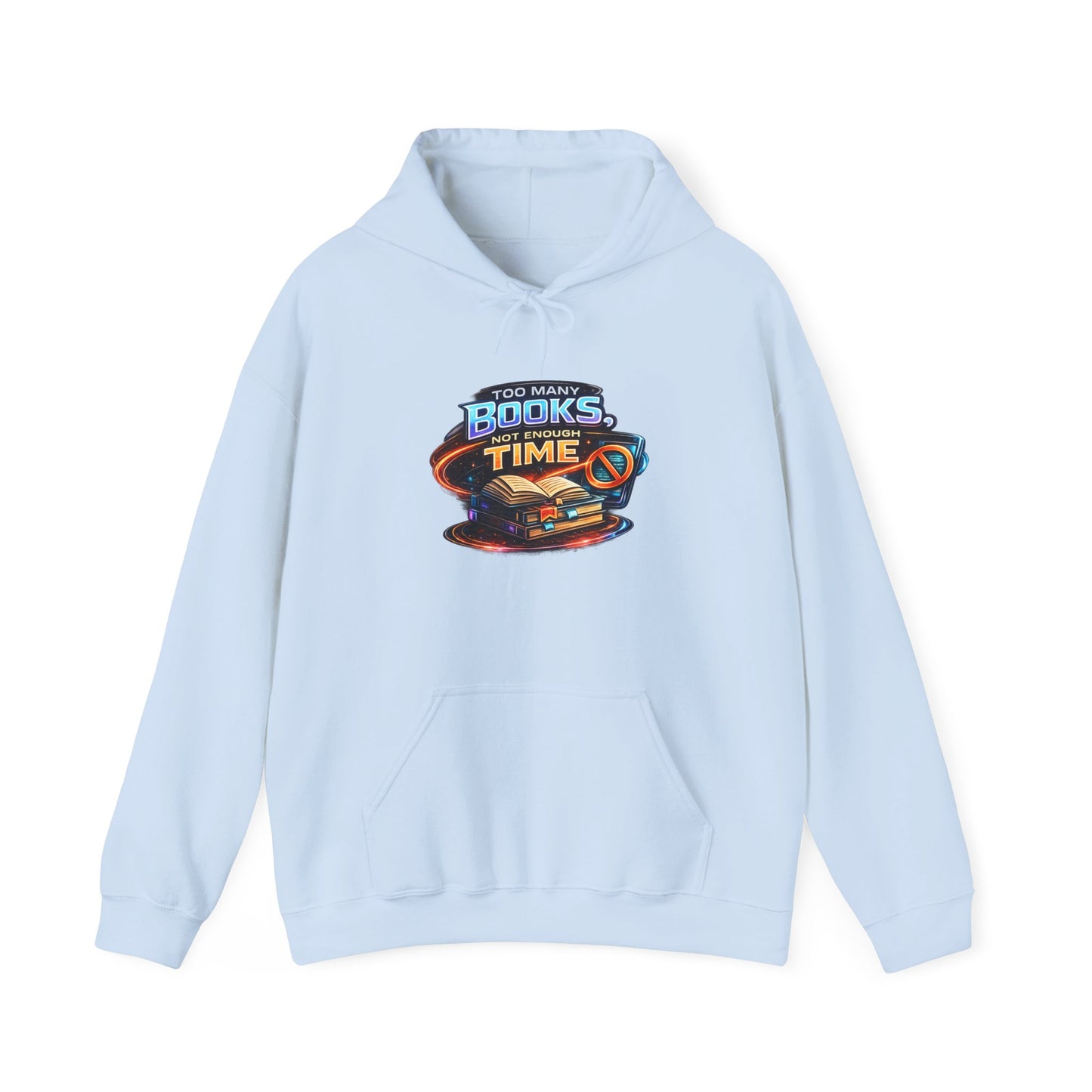 Books Time Hoodie — Retro Spacebook Reading Graphic Sweatshirt
