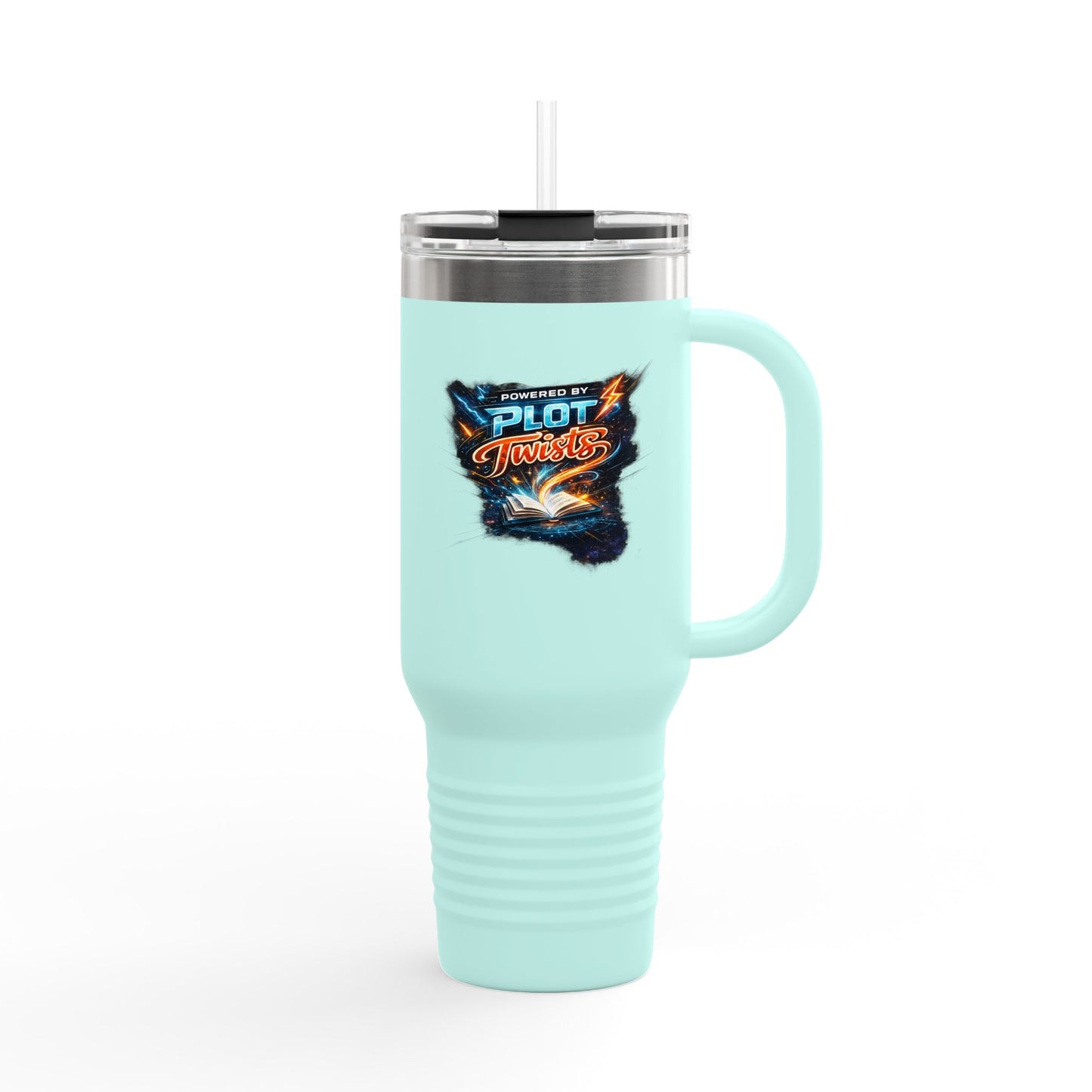 'Plot Twist' Adventure Stainless Tumbler - 40oz Insulated Travel Mug