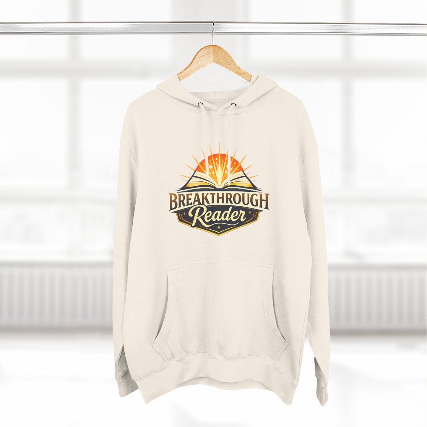 Breakthrough Reader Hoodie – Inspirational Sunburst Fleece Pullover