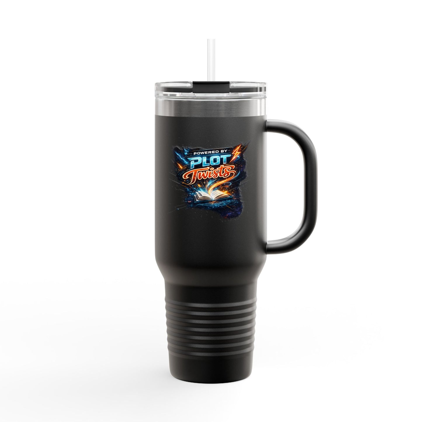 'Plot Twist' Adventure Stainless Tumbler - 40oz Insulated Travel Mug
