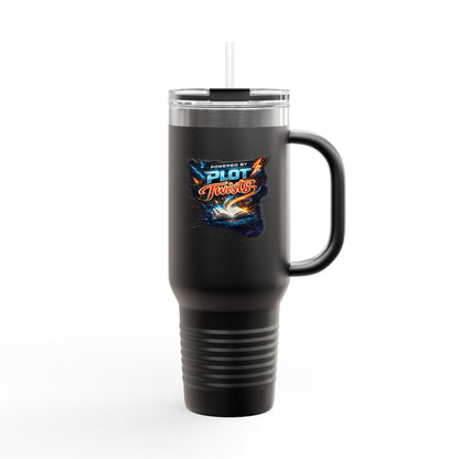 'Plot Twist' Adventure Stainless Tumbler - 40oz Insulated Travel Mug
