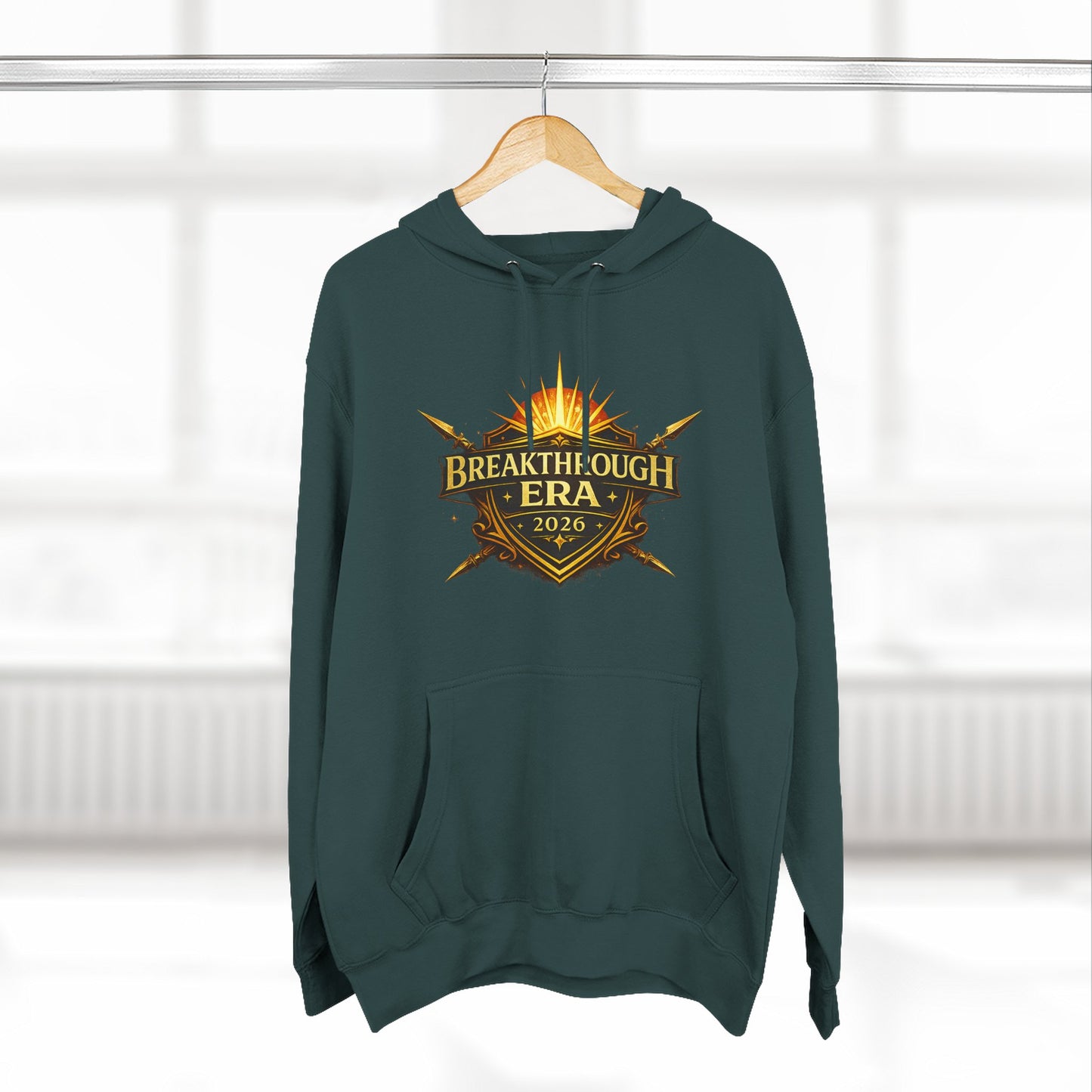 Breakthrough Era 2026 Hoodie — Inspirational Graphic Pullover
