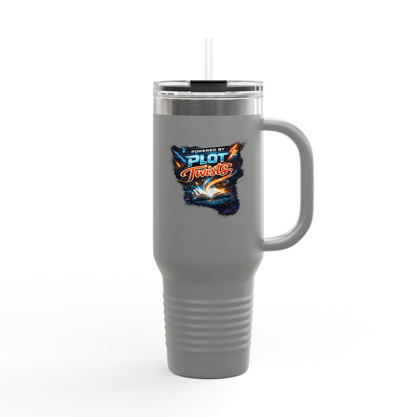 'Plot Twist' Adventure Stainless Tumbler - 40oz Insulated Travel Mug