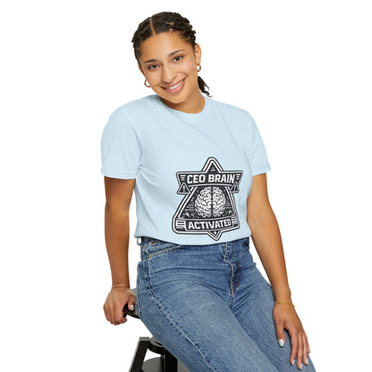 "CEO Brain Activated" T-Shirt — Entrepreneur Graphic Tee