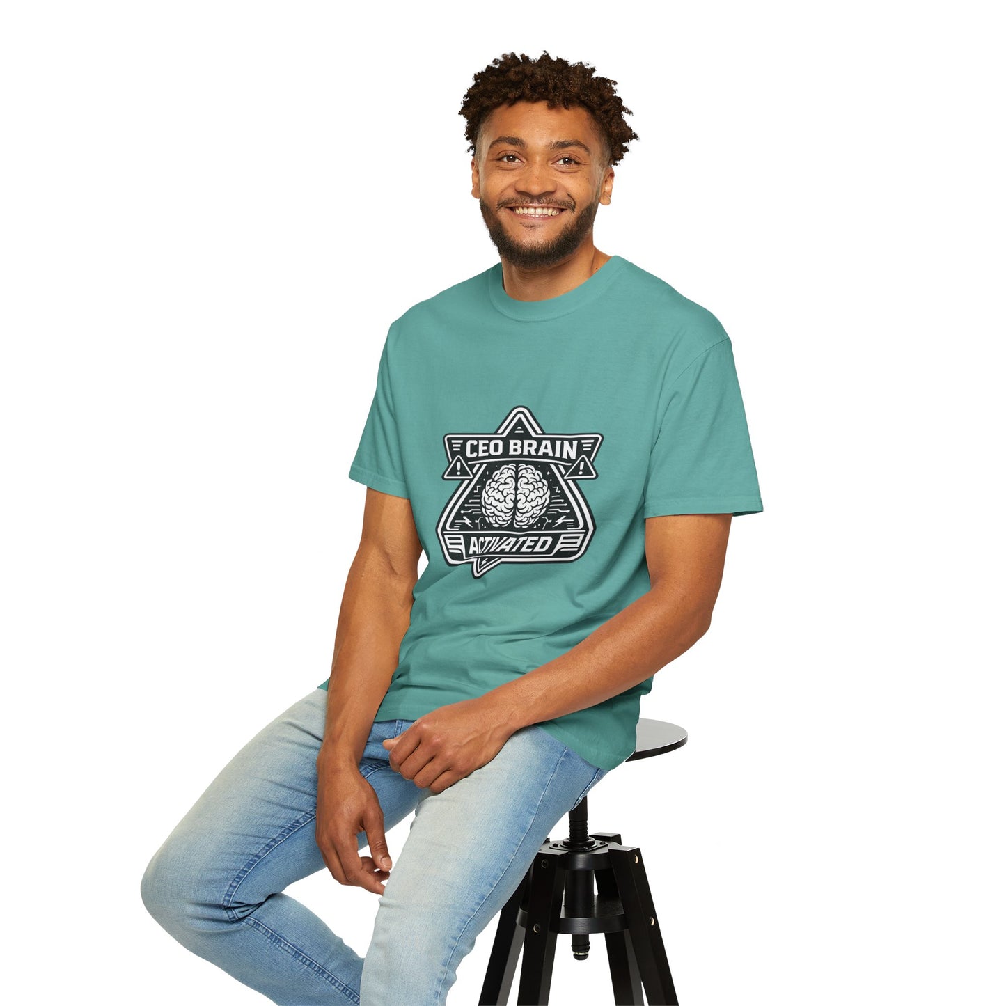 "CEO Brain Activated" T-Shirt — Entrepreneur Graphic Tee