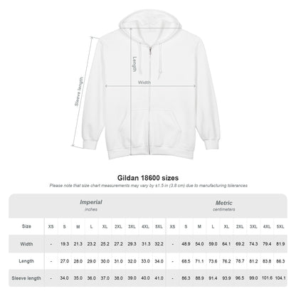 Reading Lover Zip Hoodie - "Probably Hungry, Likely Sleepy, Always Reading"