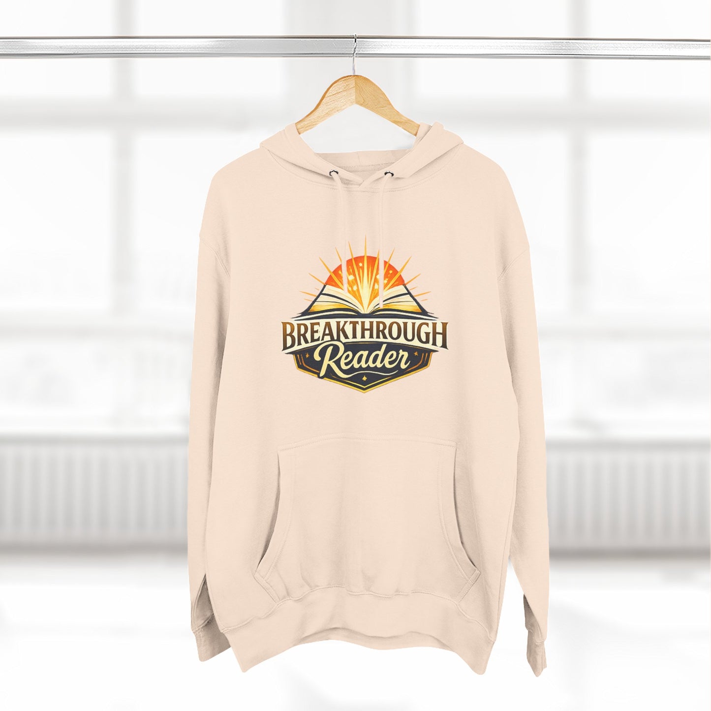 Breakthrough Reader Hoodie – Inspirational Sunburst Fleece Pullover