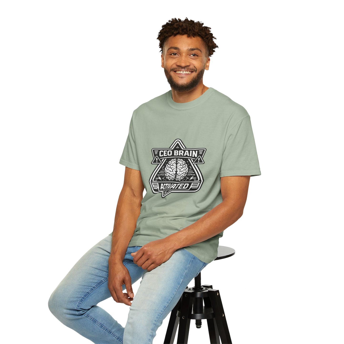 "CEO Brain Activated" T-Shirt — Entrepreneur Graphic Tee