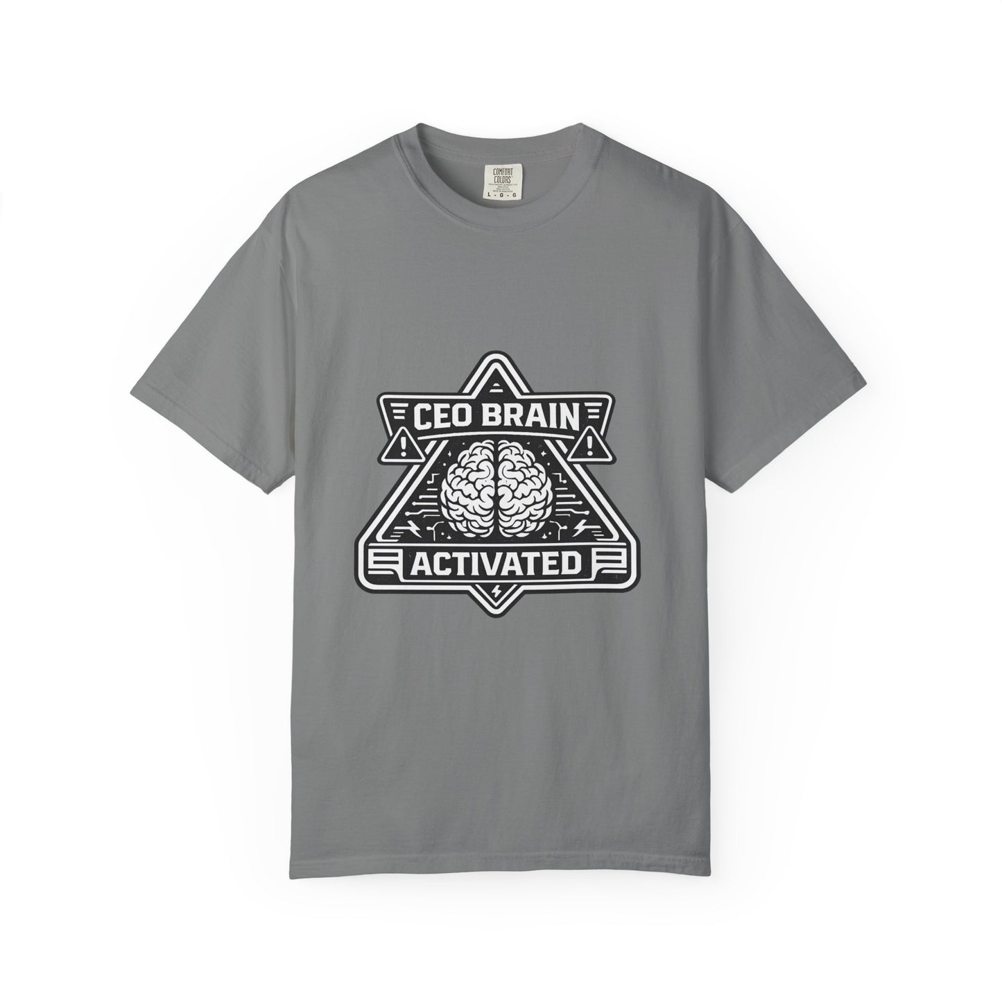 "CEO Brain Activated" T-Shirt — Entrepreneur Graphic Tee