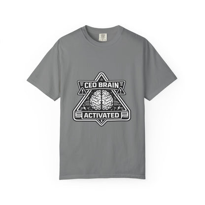 "CEO Brain Activated" T-Shirt — Entrepreneur Graphic Tee