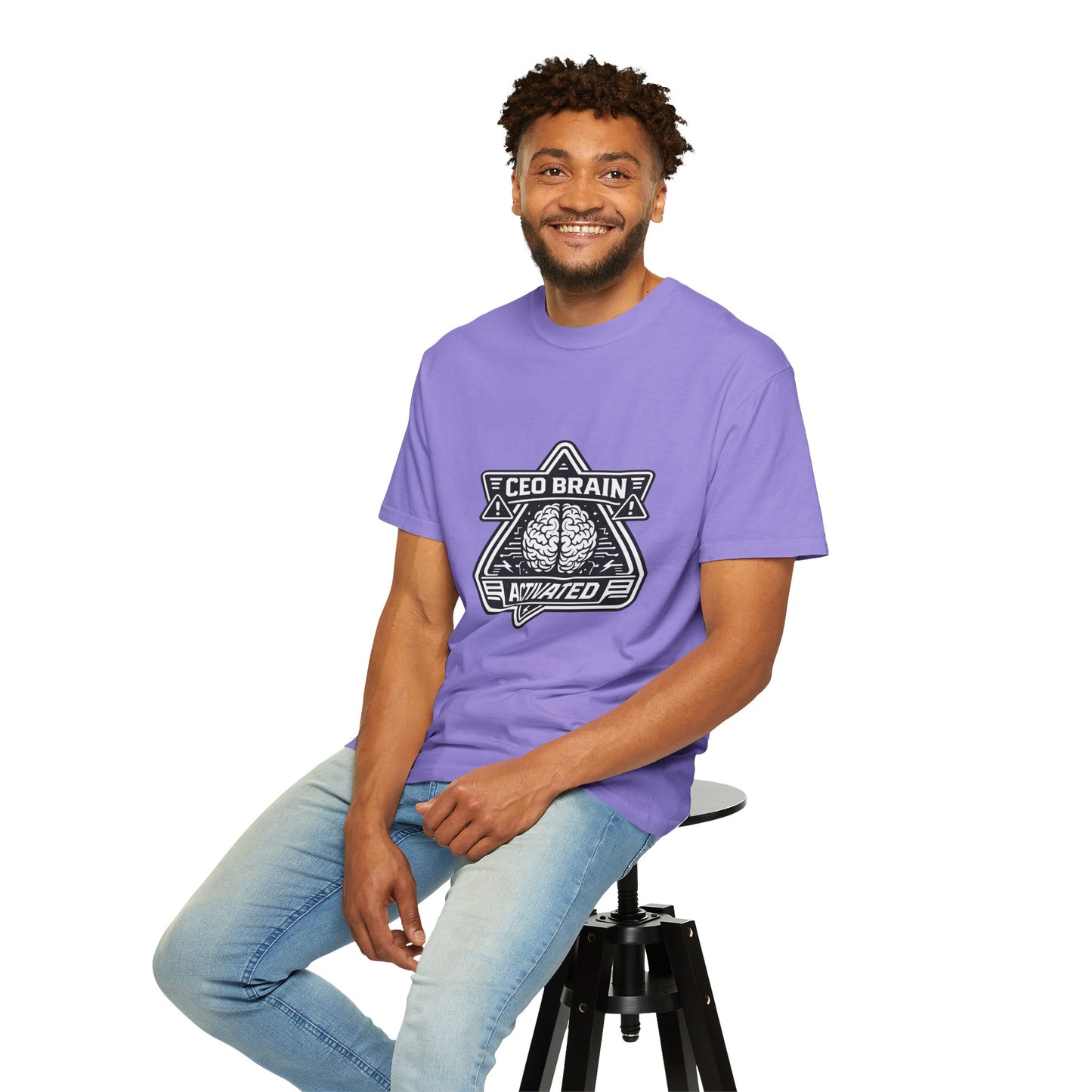 "CEO Brain Activated" T-Shirt — Entrepreneur Graphic Tee