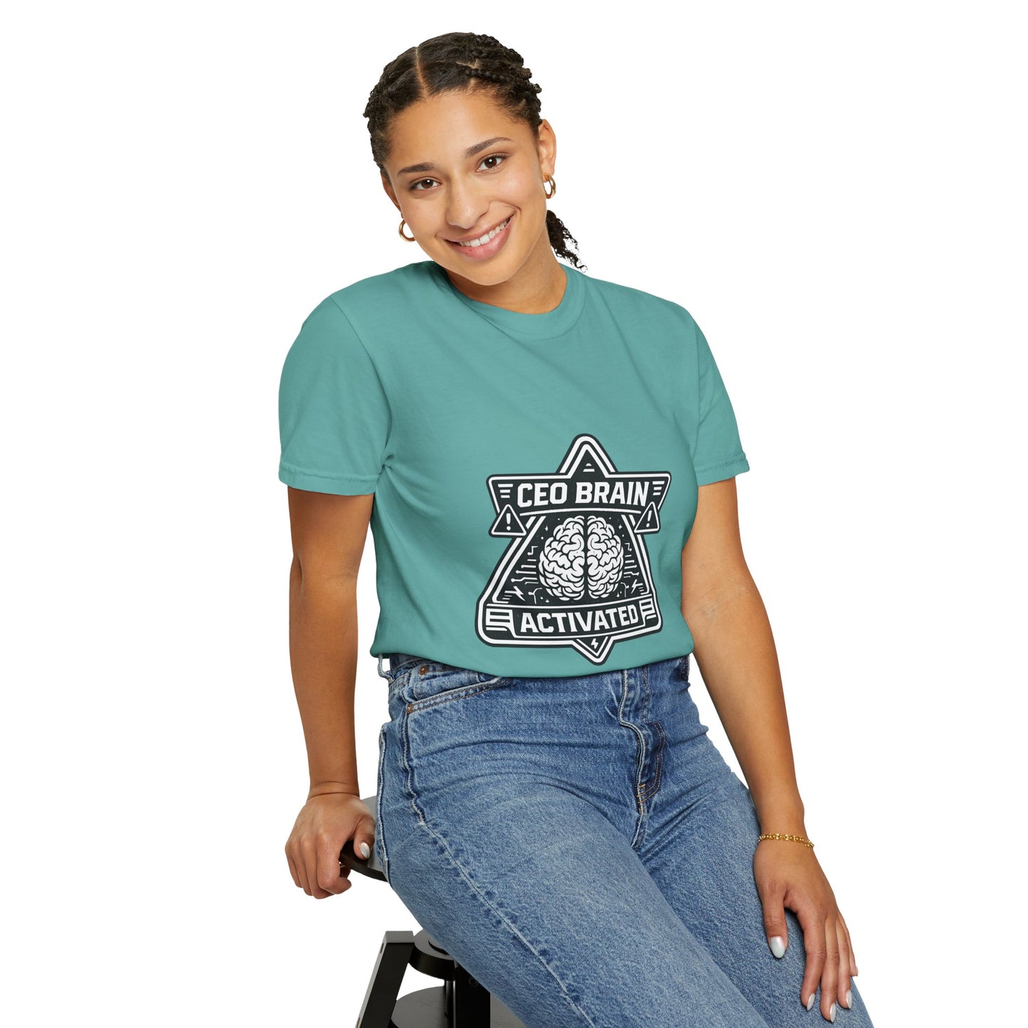 "CEO Brain Activated" T-Shirt — Entrepreneur Graphic Tee