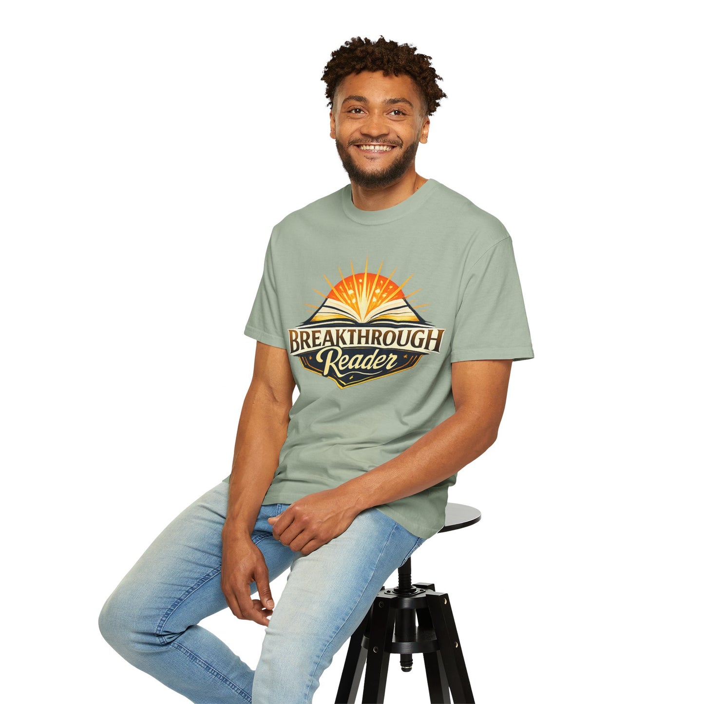 "Breakthrough Reader" T-Shirt — Inspirational Book Lover Tee