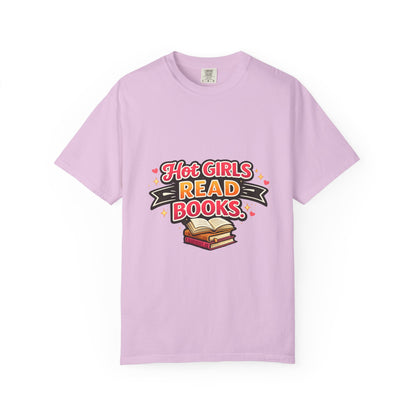 "Hot Girls Read Books" T-Shirt — Funny Book Lover Tee