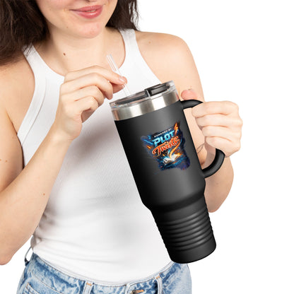 'Plot Twist' Adventure Stainless Tumbler - 40oz Insulated Travel Mug