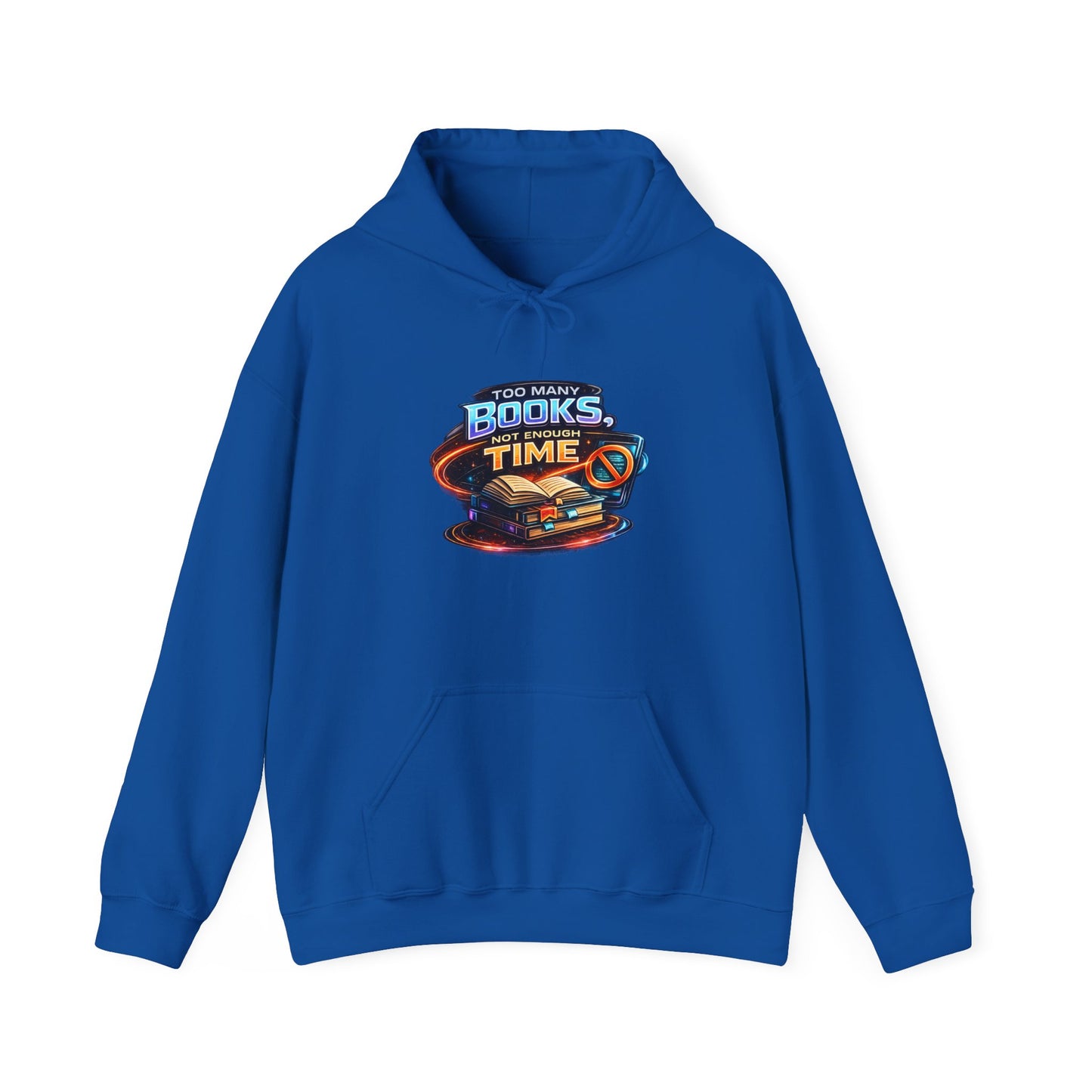 Books Time Hoodie — Retro Spacebook Reading Graphic Sweatshirt