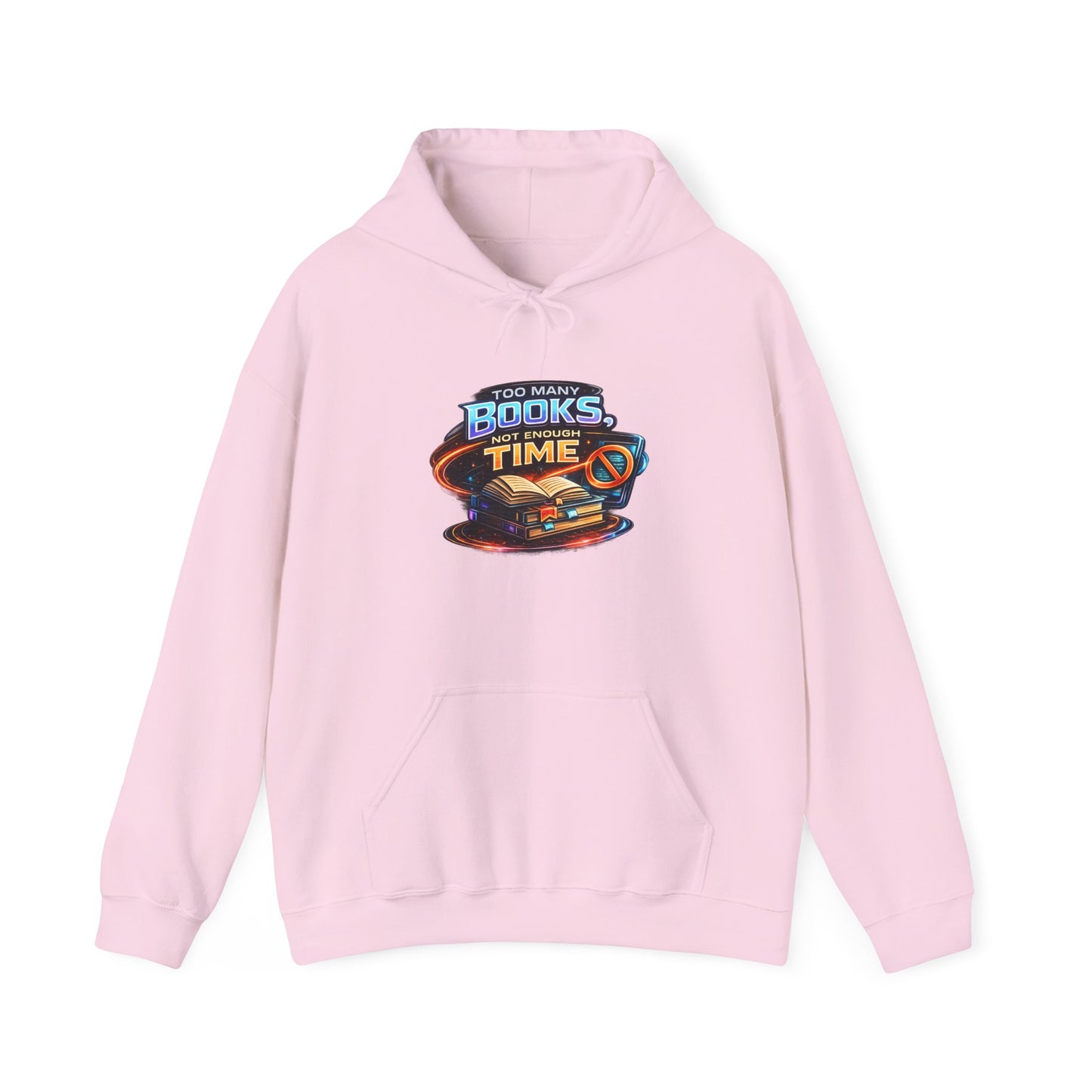Books Time Hoodie — Retro Spacebook Reading Graphic Sweatshirt