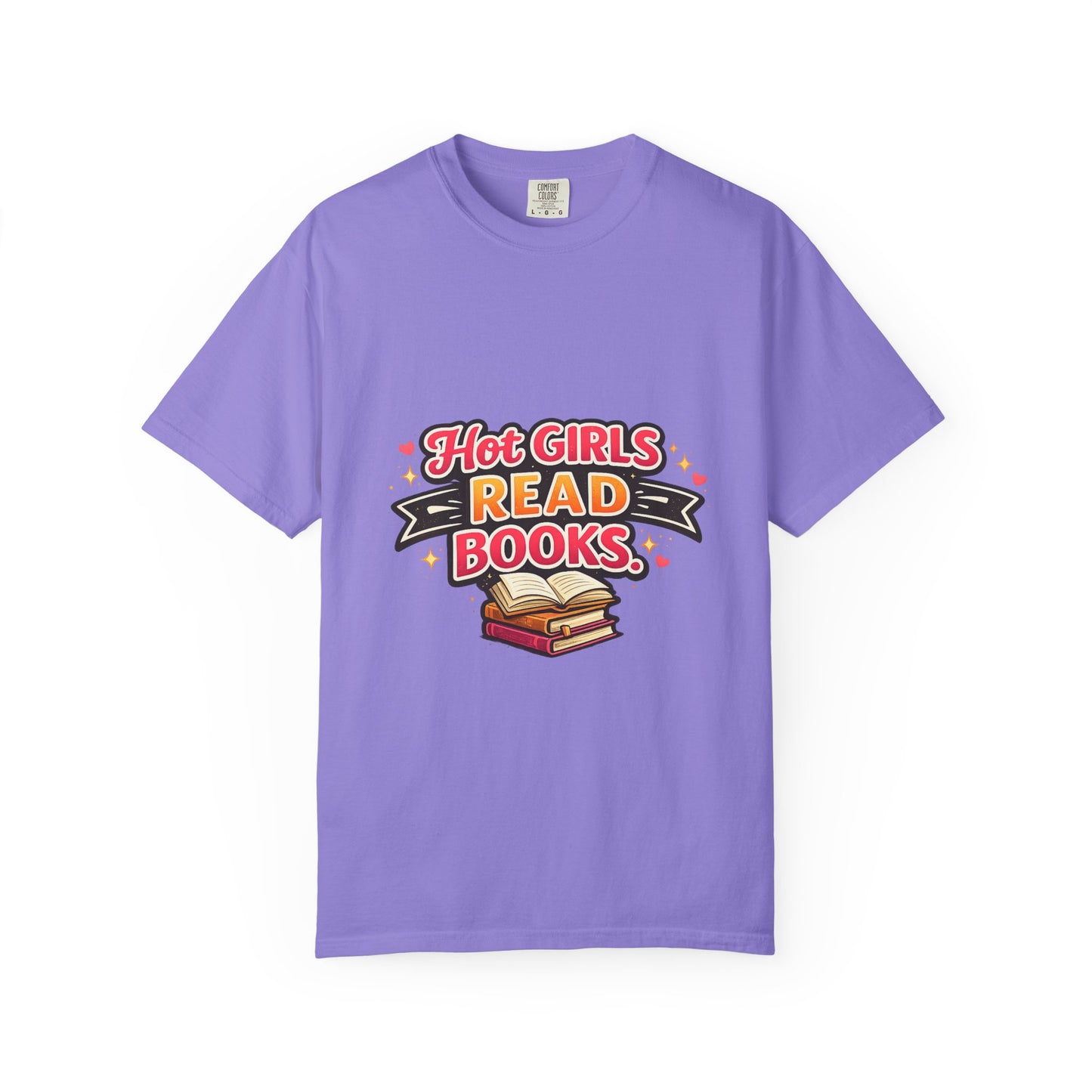 "Hot Girls Read Books" T-Shirt — Funny Book Lover Tee