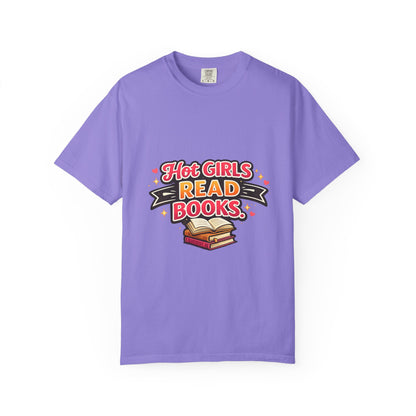 "Hot Girls Read Books" T-Shirt — Funny Book Lover Tee