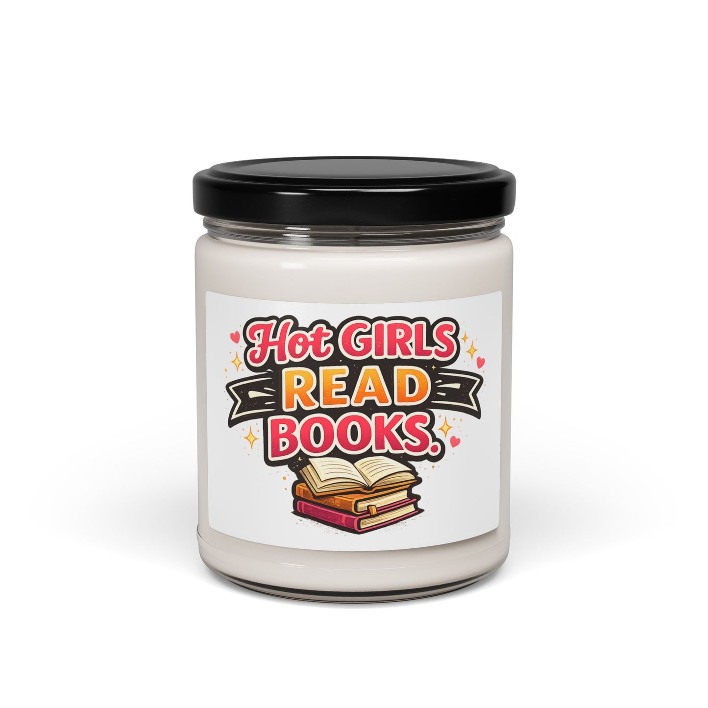 Candle — "Hot Girls Read Books" Scented Soy Candle (9oz)