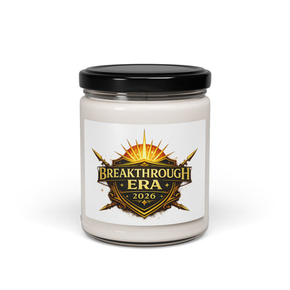 Breakthrough Era 2026 Soy Candle — Inspirational Scented Jar (9oz)