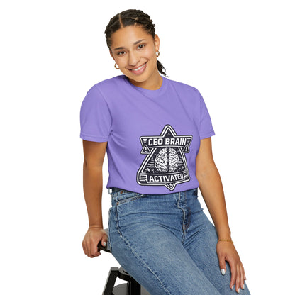 "CEO Brain Activated" T-Shirt — Entrepreneur Graphic Tee