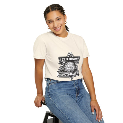 "CEO Brain Activated" T-Shirt — Entrepreneur Graphic Tee