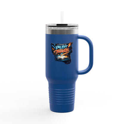 'Plot Twist' Adventure Stainless Tumbler - 40oz Insulated Travel Mug
