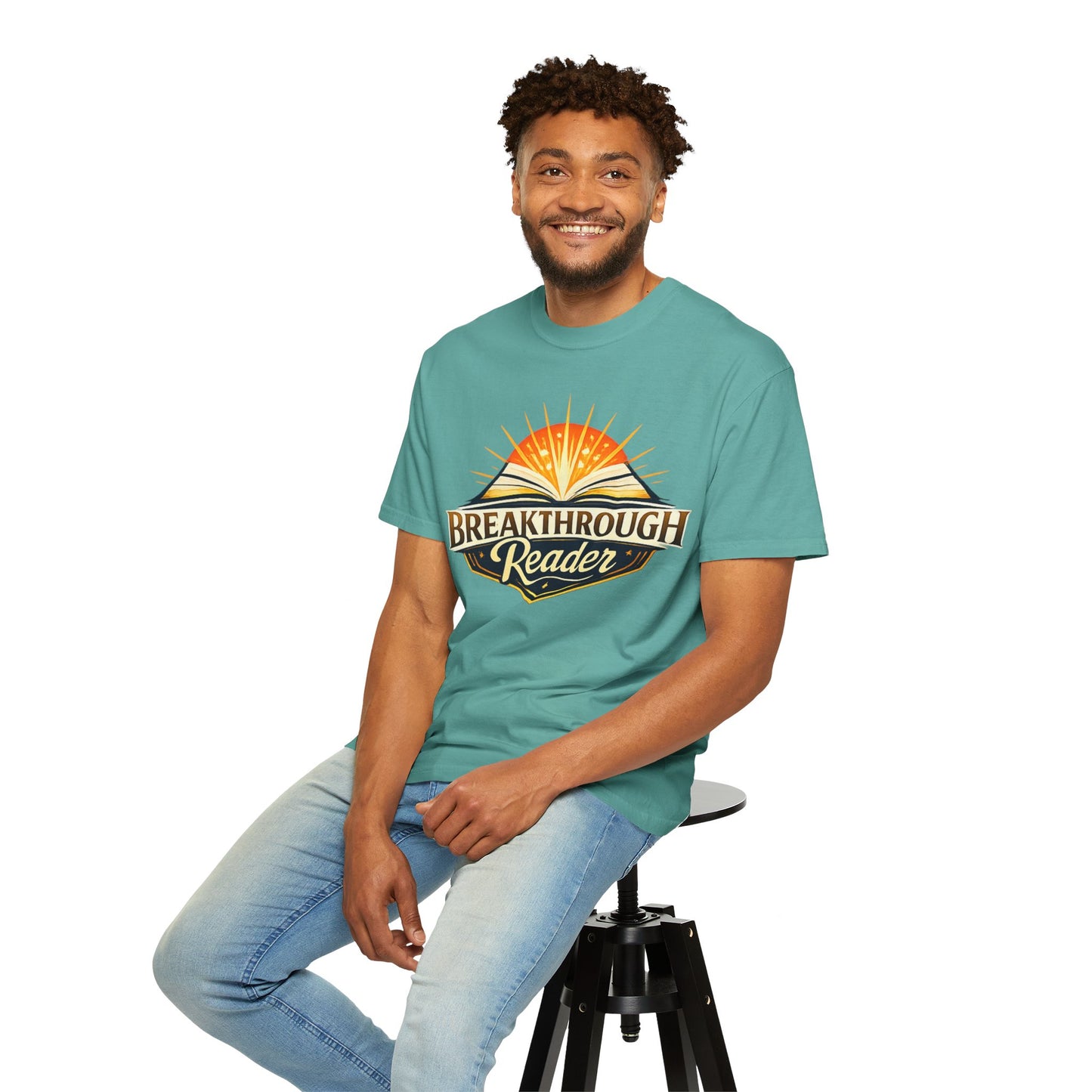 "Breakthrough Reader" T-Shirt — Inspirational Book Lover Tee