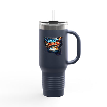 'Plot Twist' Adventure Stainless Tumbler - 40oz Insulated Travel Mug