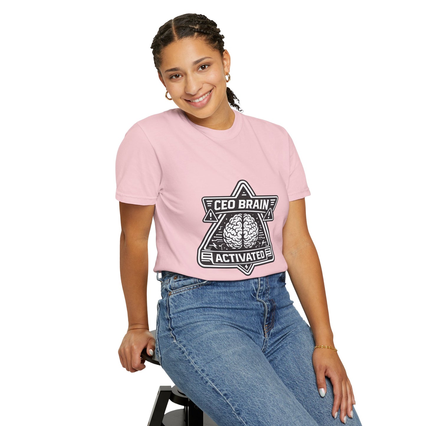 "CEO Brain Activated" T-Shirt — Entrepreneur Graphic Tee