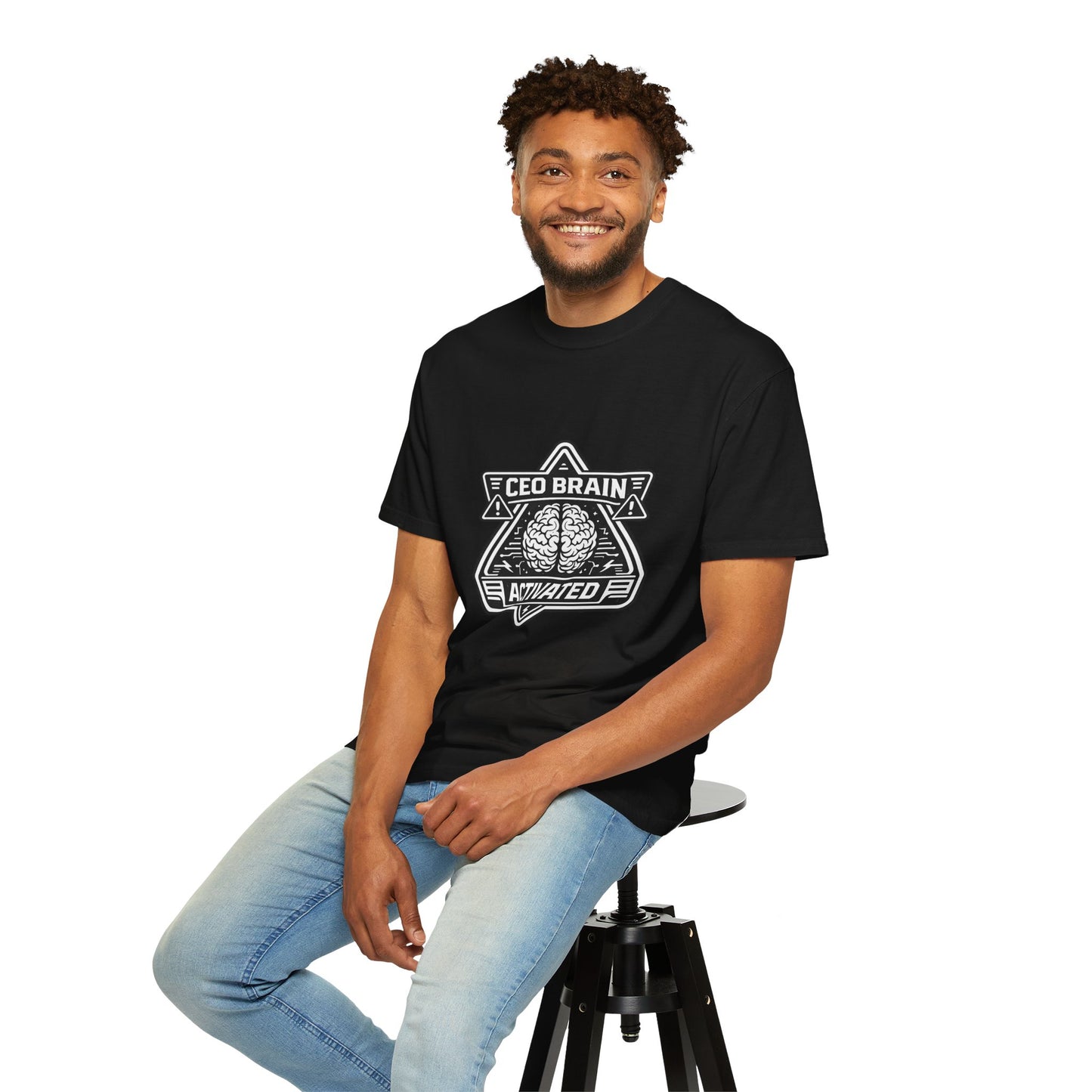 "CEO Brain Activated" T-Shirt — Entrepreneur Graphic Tee