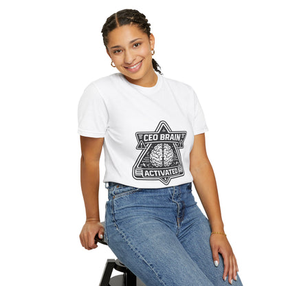 "CEO Brain Activated" T-Shirt — Entrepreneur Graphic Tee