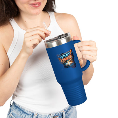 'Plot Twist' Adventure Stainless Tumbler - 40oz Insulated Travel Mug