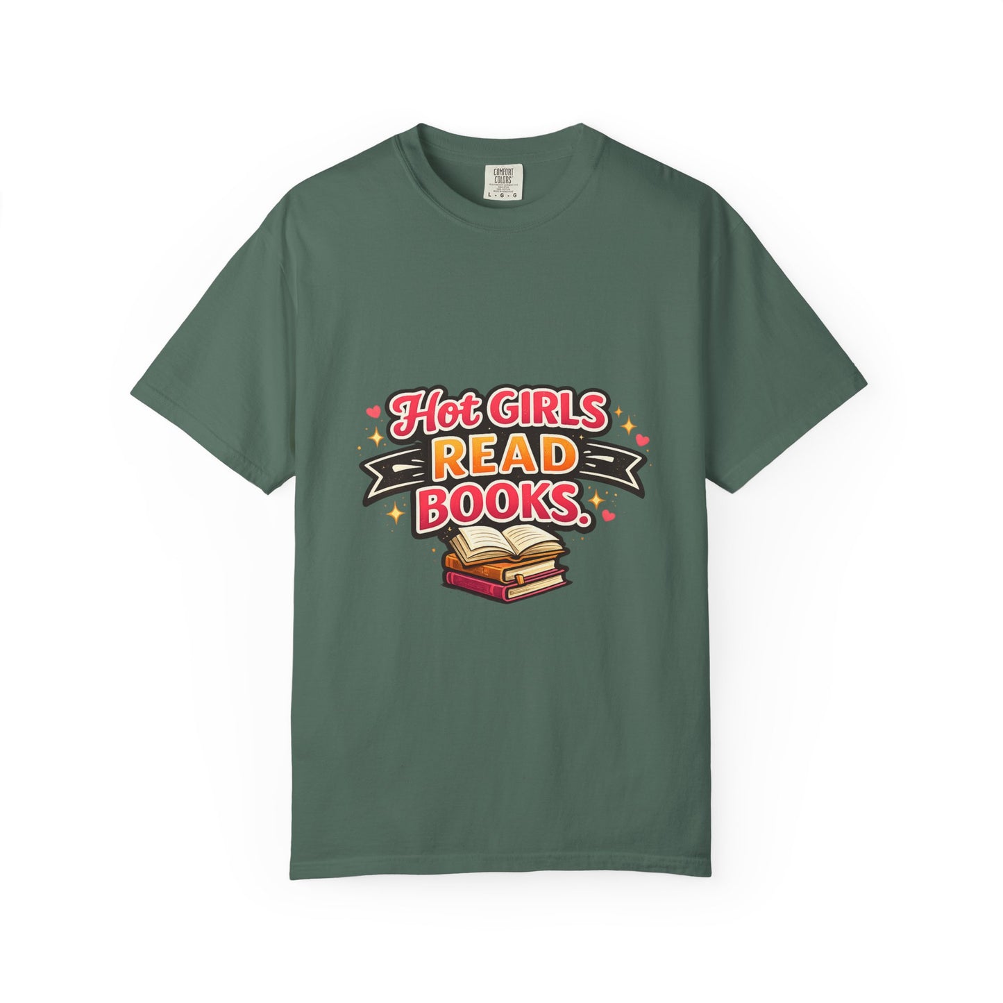 "Hot Girls Read Books" T-Shirt — Funny Book Lover Tee