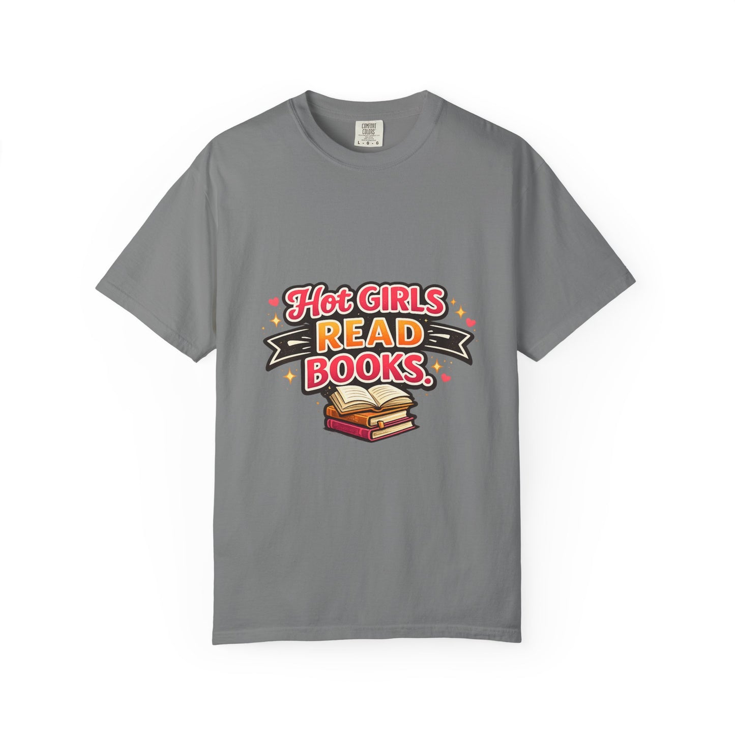 "Hot Girls Read Books" T-Shirt — Funny Book Lover Tee