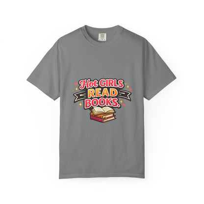 "Hot Girls Read Books" T-Shirt — Funny Book Lover Tee