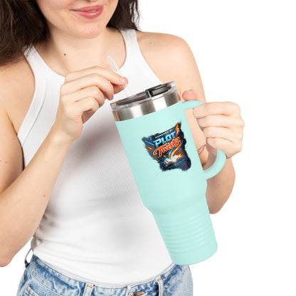 'Plot Twist' Adventure Stainless Tumbler - 40oz Insulated Travel Mug