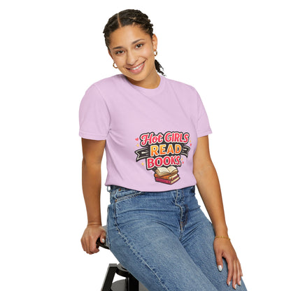 "Hot Girls Read Books" T-Shirt — Funny Book Lover Tee
