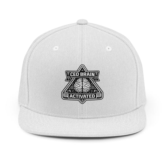 "CEO Brain Activated" Snapback Hat