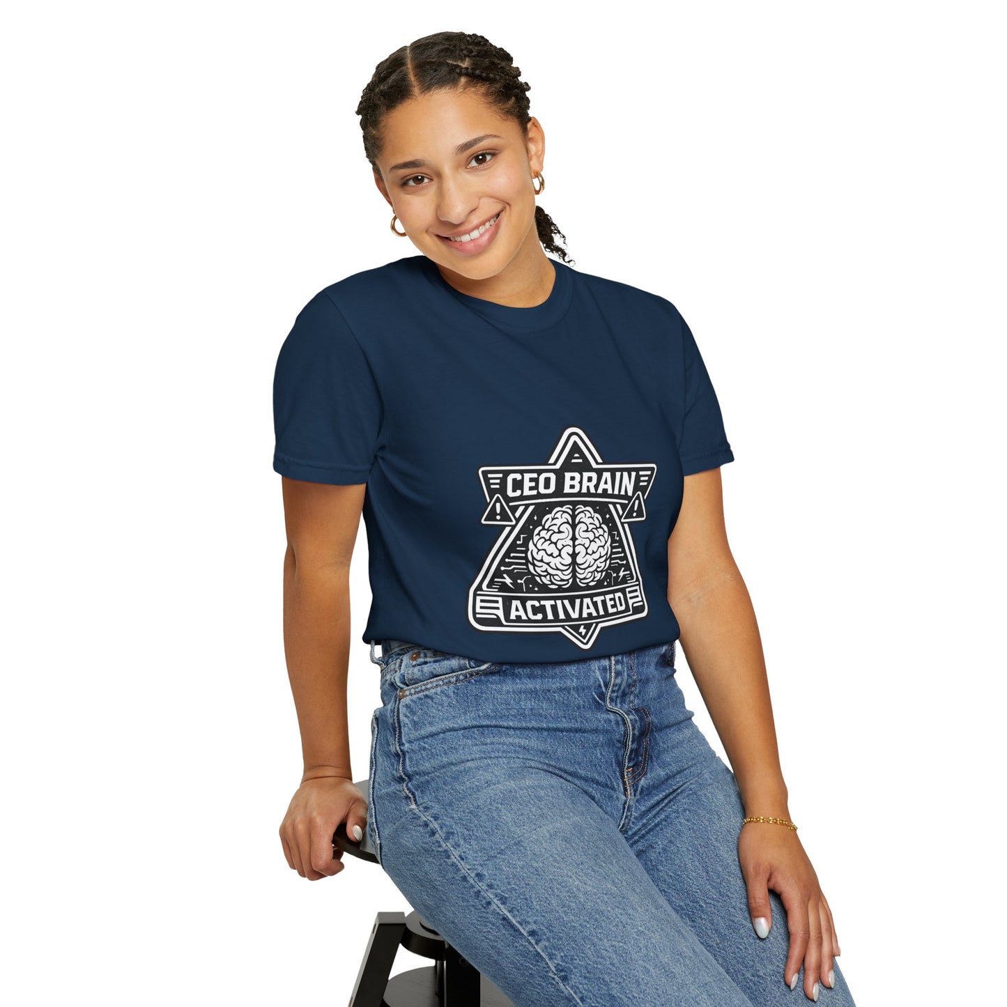 "CEO Brain Activated" T-Shirt — Entrepreneur Graphic Tee