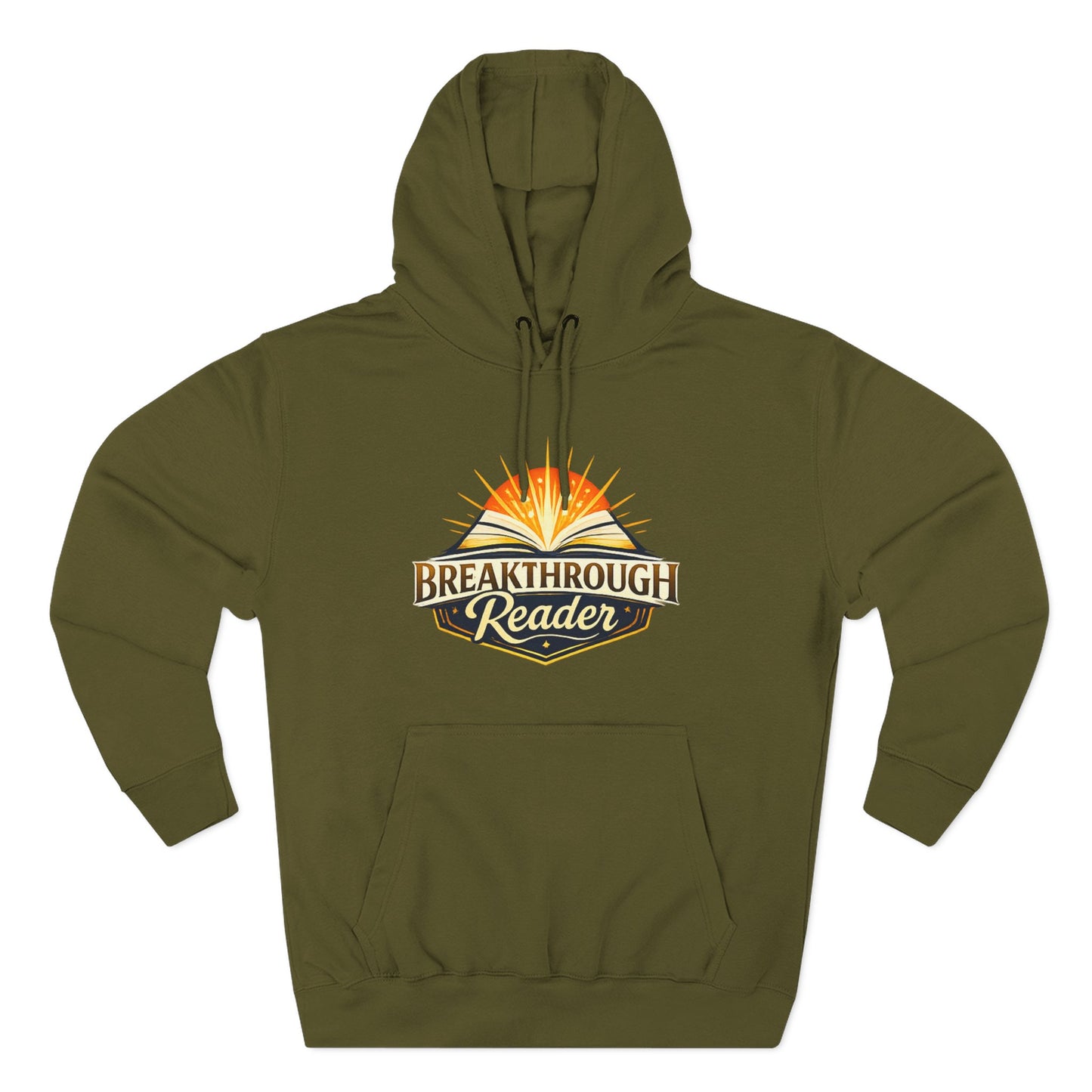 Breakthrough Reader Hoodie – Inspirational Sunburst Fleece Pullover