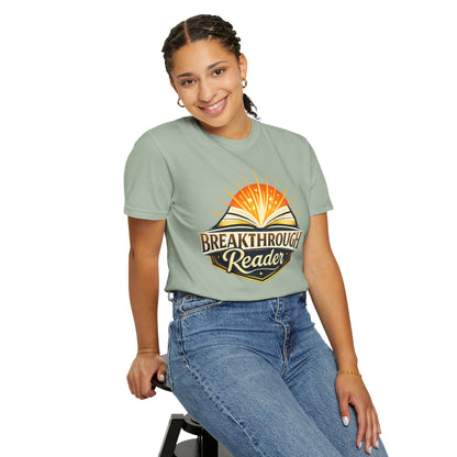 "Breakthrough Reader" T-Shirt — Inspirational Book Lover Tee