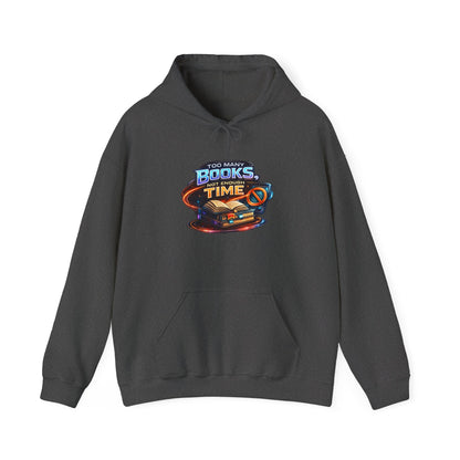 Books Time Hoodie — Retro Spacebook Reading Graphic Sweatshirt