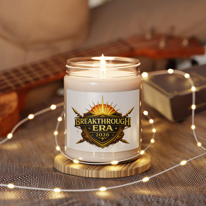 Breakthrough Era 2026 Soy Candle — Inspirational Scented Jar (9oz)